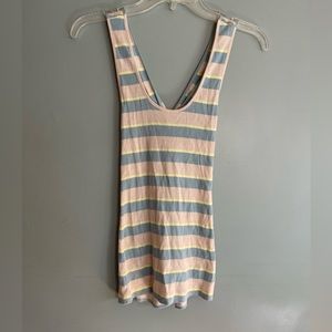 Striped Ribbed Tank Top